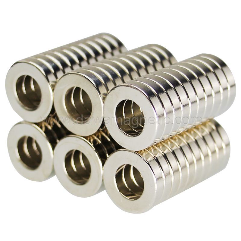 厂家直销 手机支架磁铁25*4mm 强磁圆形沉头孔 圆环磁铁 支持定做